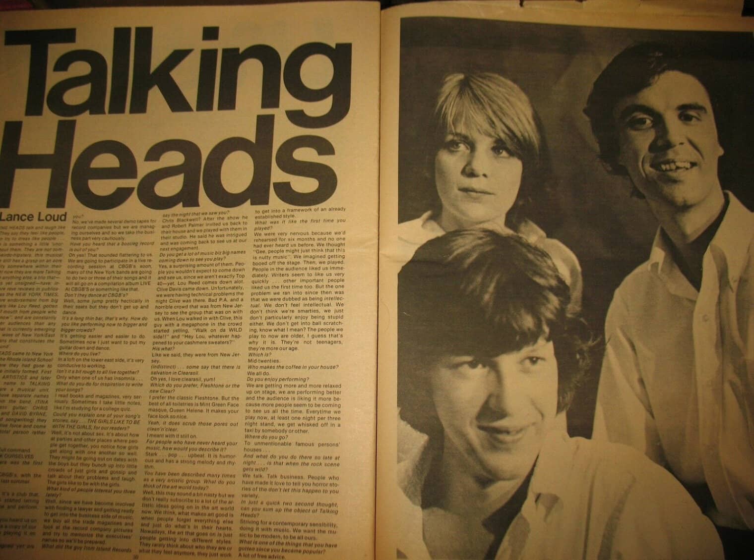 Talking Heads: De onde foi tirado o nome da banda?