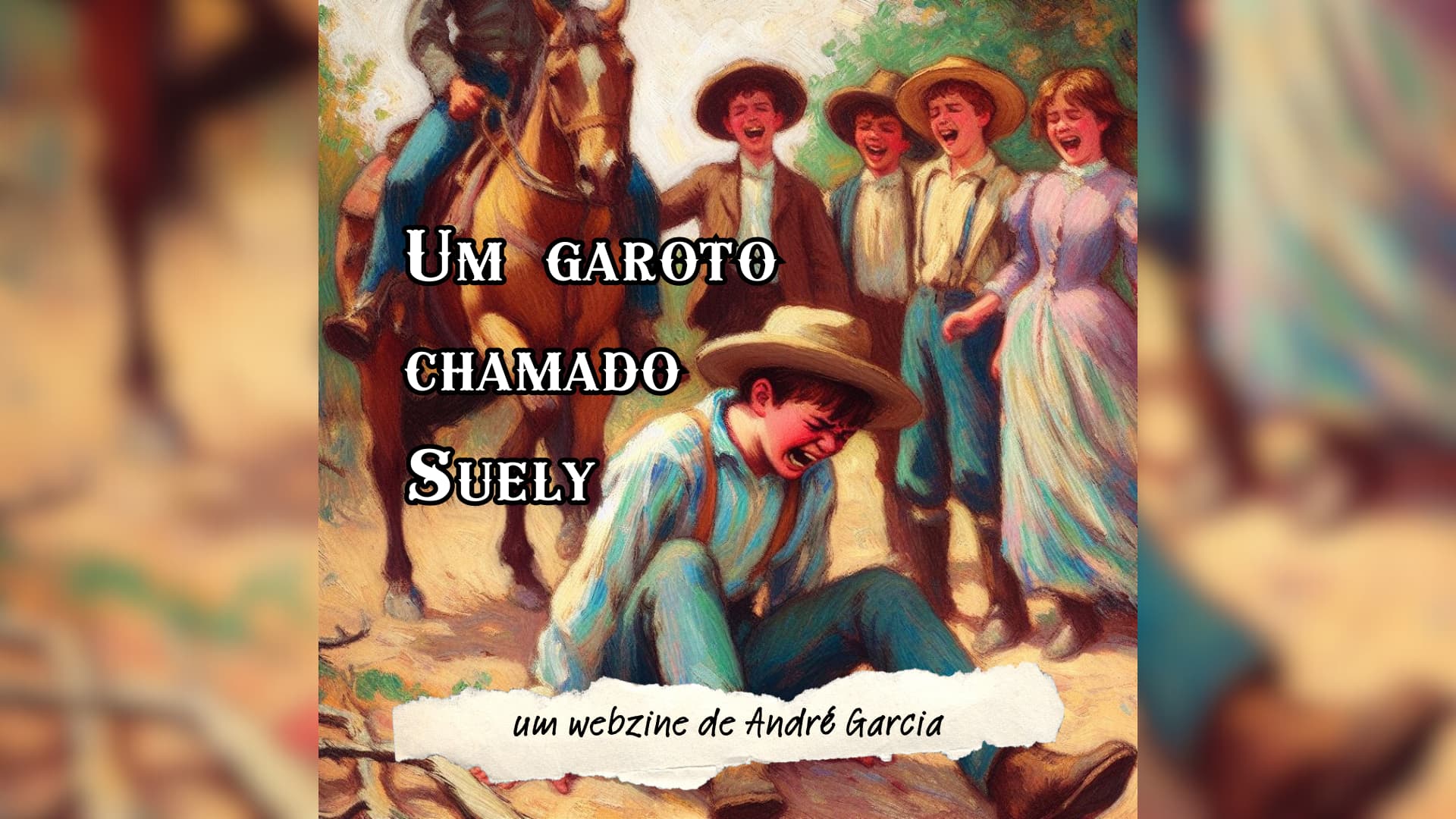 Webzine Um Garoto Chamado Suely ilustra clássico de Johnny Cash com imagens geradas com IA