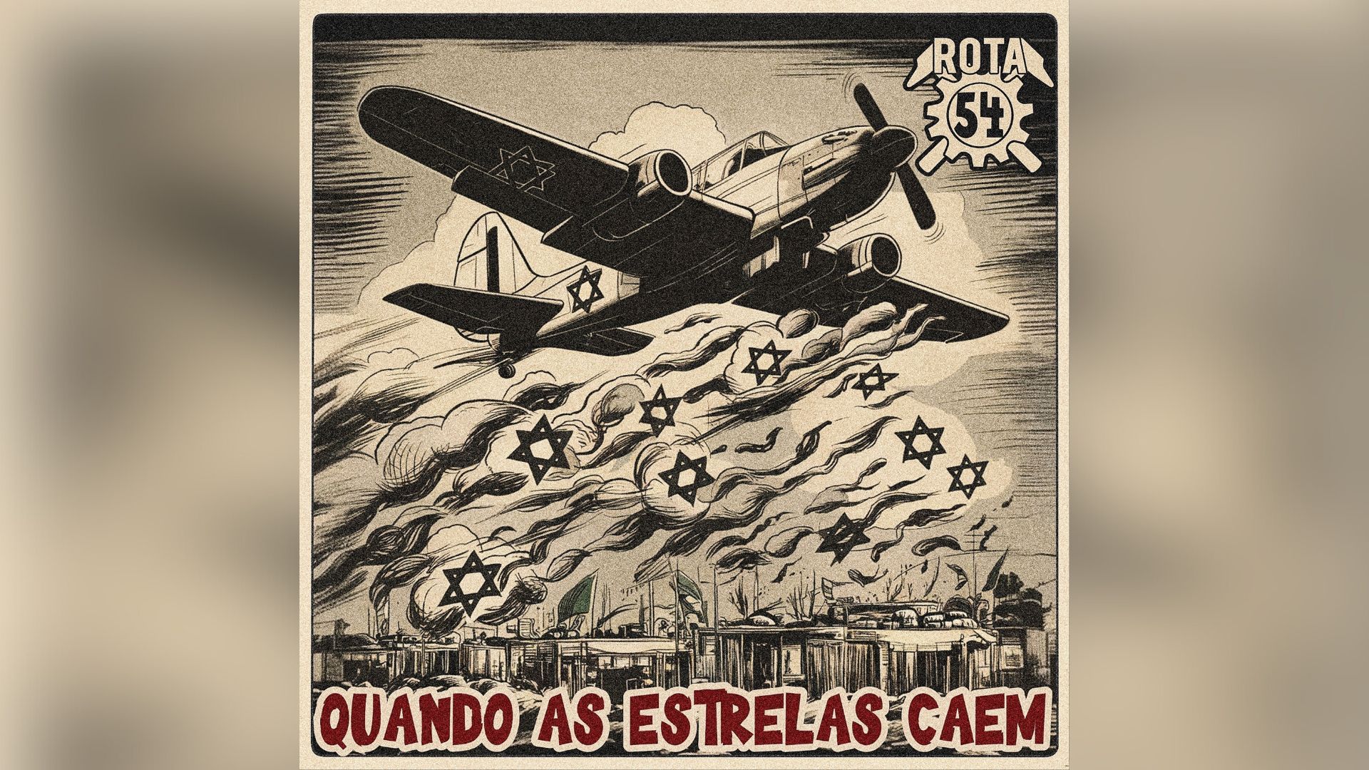 Rota 54 lança single “Quando as Estrelas Caem”: Um grito em prol da Palestina para fins beneficentes